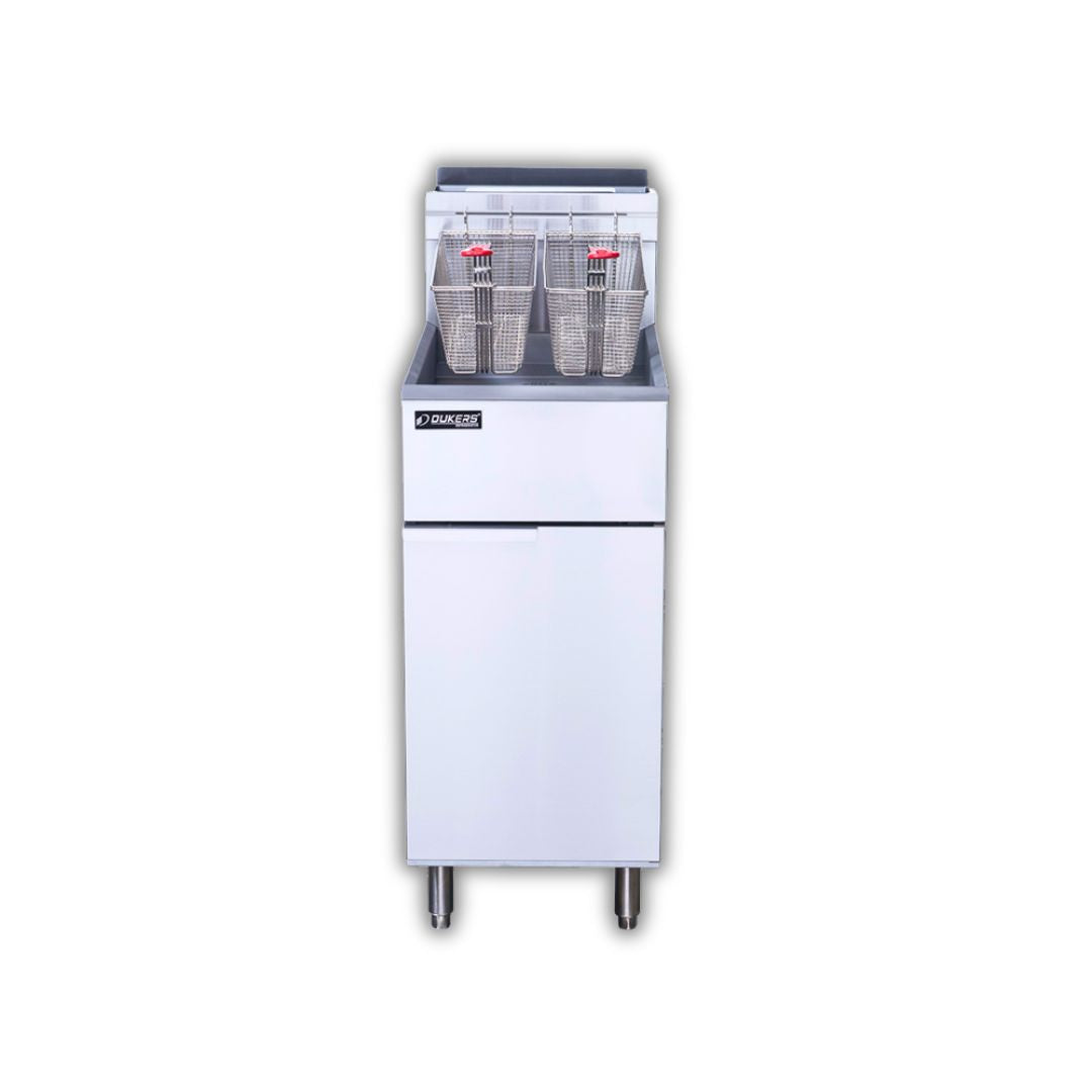 DUKERS Gas Fryer with 3 Tubes Burners