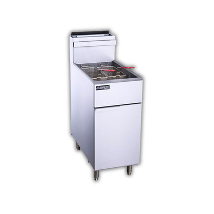 DUKERS Gas Fryer with 3 Tubes Burners