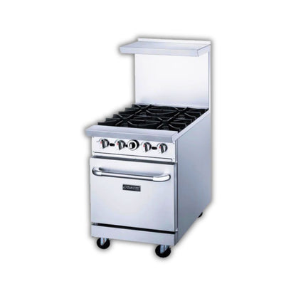 Dukers Gas Range with 4 Open Burners